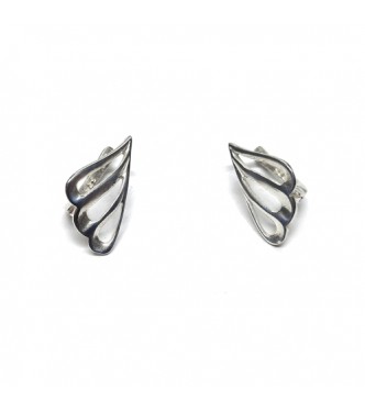 E000827 Genuine Sterling Silver Stylish Earrings Solid Hallmarked 925 Handmade